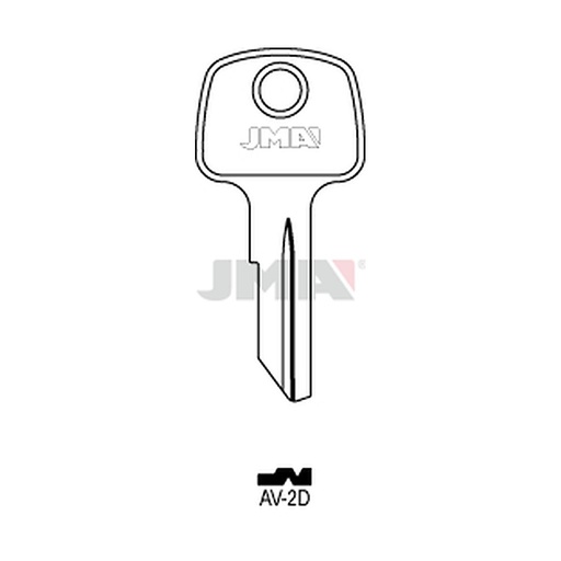 [AV-2D] Clé plate acier AV-2D