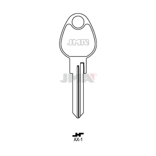 [AX-1] Clé plate acier AX-1
