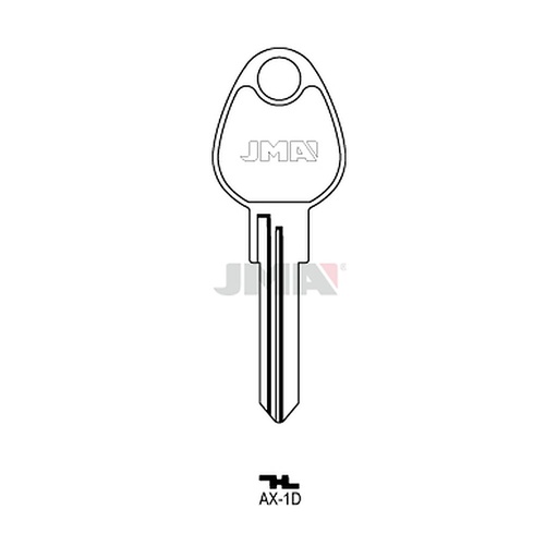 [AX-1D] Clé plate acier AX-1D