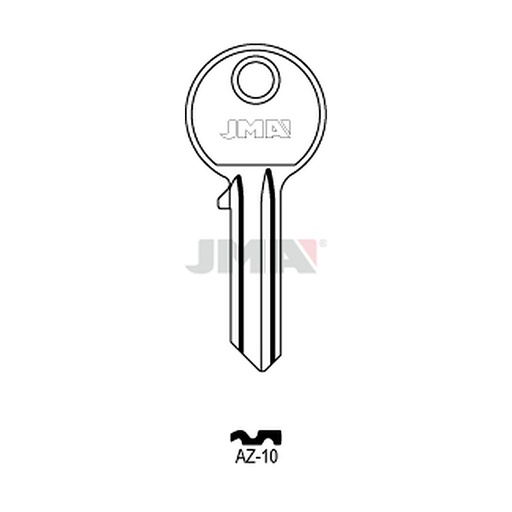 [AZ-10] Clé plate acier AZ-10