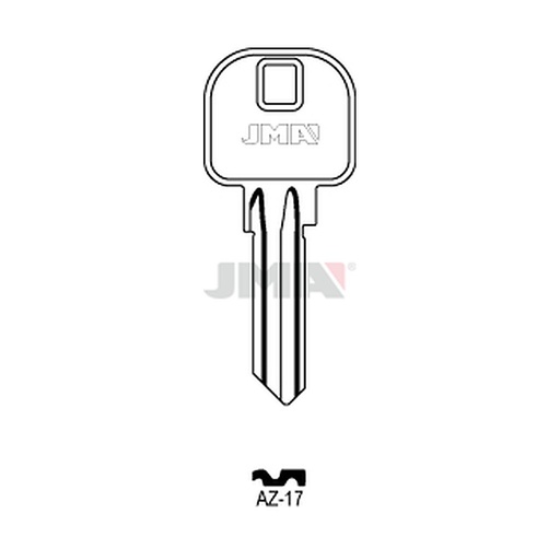 [AZ-17] Clé plate acier AZ-17