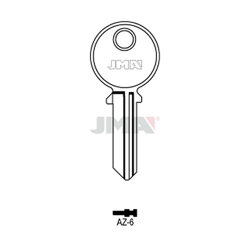 [AZ-6] Clé plate acier AZ-6