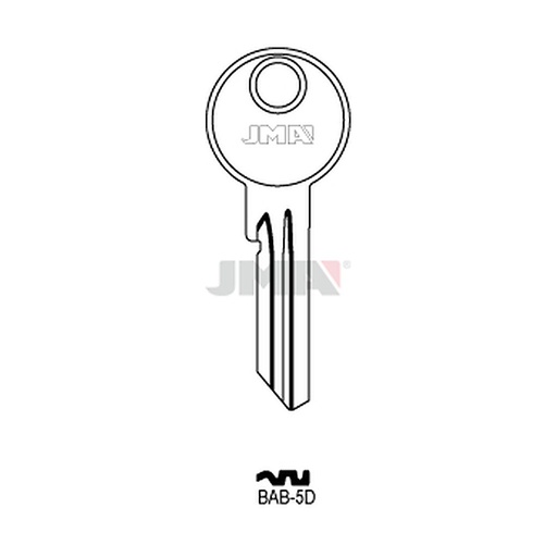 [BAB-5D] Clé plate ps acier BAB-5D