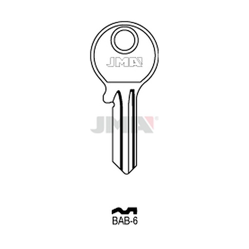 [BAB-6] Clé plate acier BAB-6