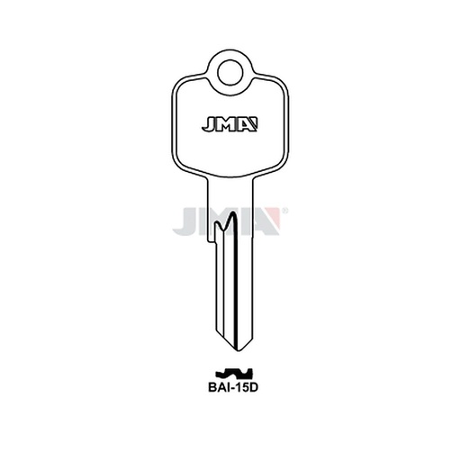 [BAI-15D] Clé plate acier BAI-15D