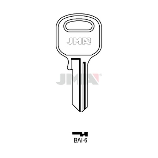 [BAI-6] Clé plate acier BAI-6