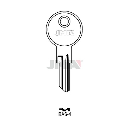[BAS-4] Clé plate acier BAS-4