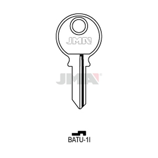 [BATU-1I] Clé plate acier BATU-1I