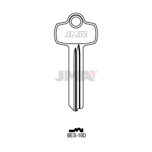 [BES-10D] Clé plate laiton BES-10D
