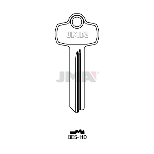 [BES-11D] Clé plate laiton BES-11D