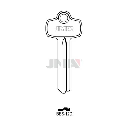 [BES-12D] Clé plate laiton BES-12D