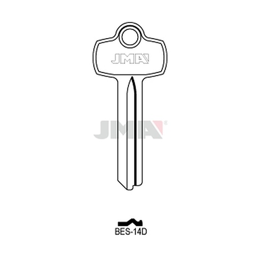 [BES-14D] Clé plate laiton BES-14D