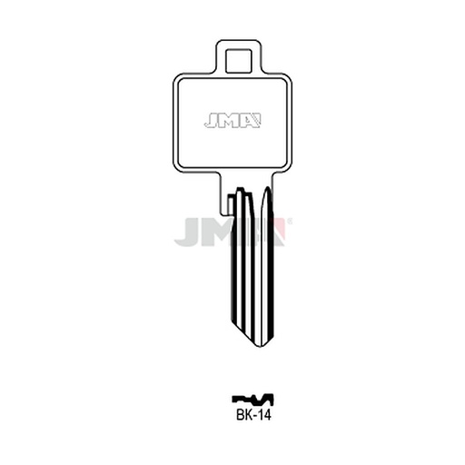 [BK-14] Clé plate ps acier BK-14