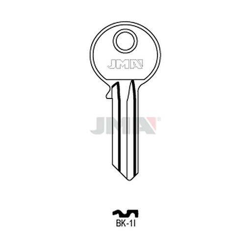 [BK-1I] Clé plate acier BK-1I