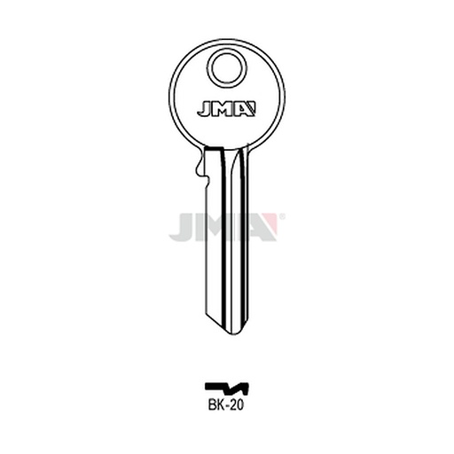 [BK-20] Clé plate acier BK-20