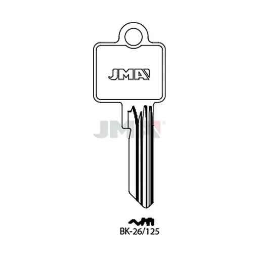 [BK-26 125] Clé plate ps acier BK-26 125