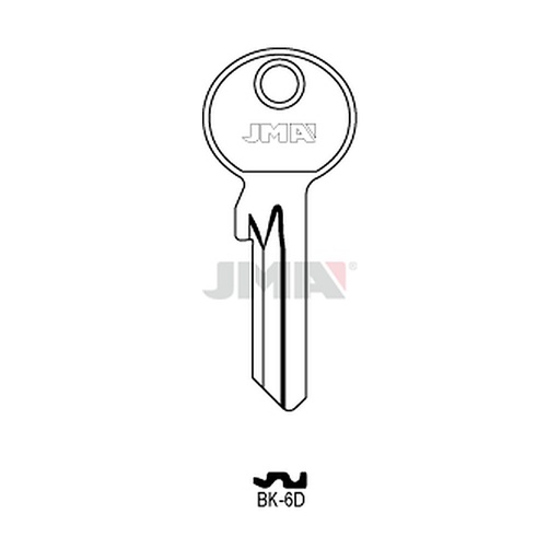 [BK-6D] Clé plate acier BK-6D