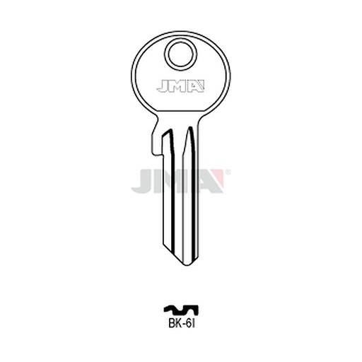 [BK-6I] Clé plate acier BK-6I