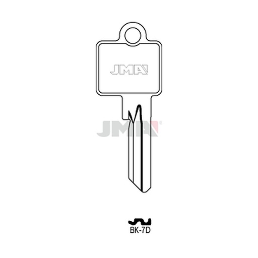 [BK-7D] Clé plate acier BK-7D