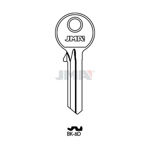 [BK-8D] Clé plate acier BK-8D