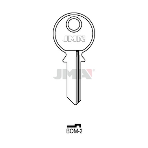 [BOM-2] Clé plate acier BOM-2