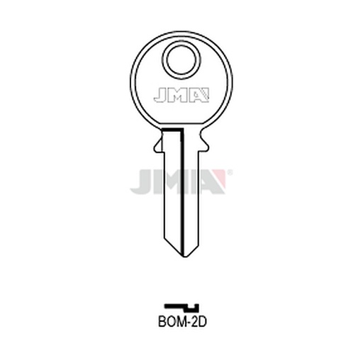 [BOM-2D] Clé plate acier BOM-2D