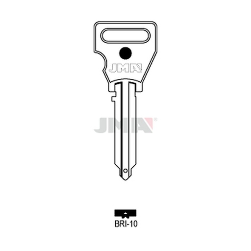 [BRI-10] Clé spec.cyl.tête métal BRI-10