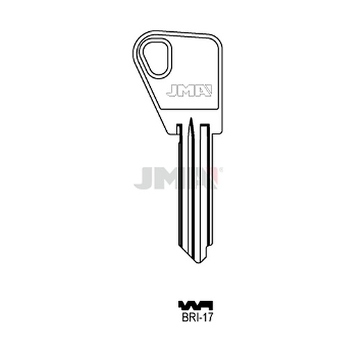 [BRI-17] Clé plate acier BRI-17