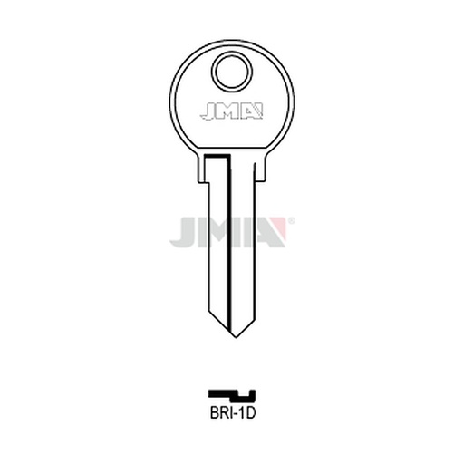 [BRI-1D] Clé plate acier BRI-1D
