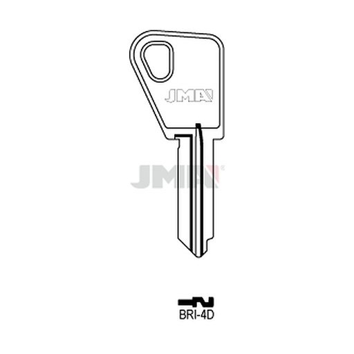 [BRI-4D] Clé plate acier BRI-4D