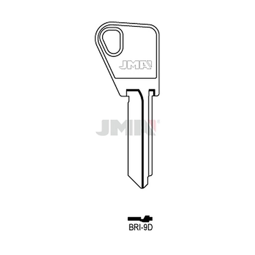 [BRI-9D] Clé plate acier BRI-9D