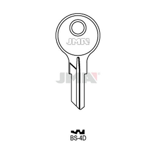 [BS-4D] Clé plate laiton BS-4D