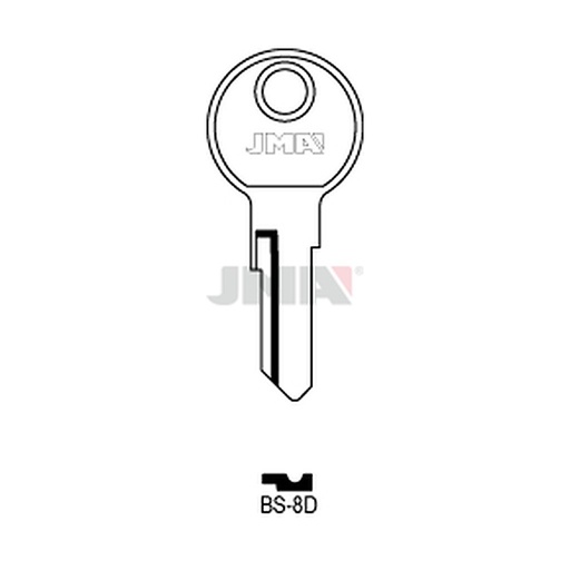 [BS-8D] Clé plate acier BS-8D