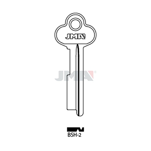 [BSH-2] Clé de boîte aux lettres BSH-2
