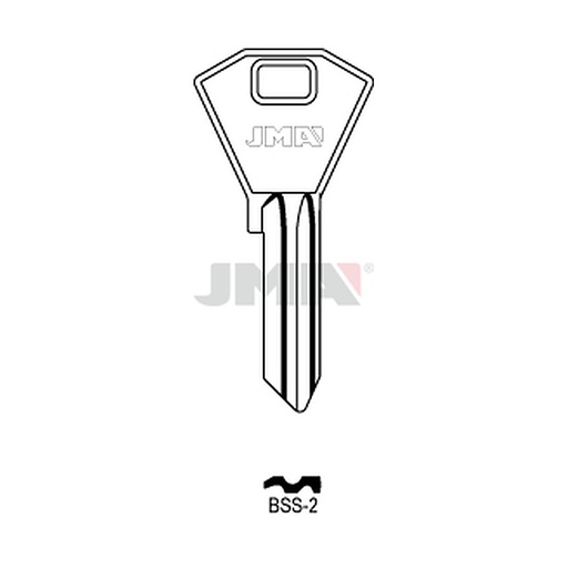 [BSS-2] Clé plate acier BSS-2