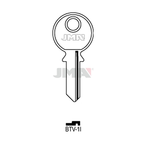 [BTV-1I] Clé plate acier BTV-1I