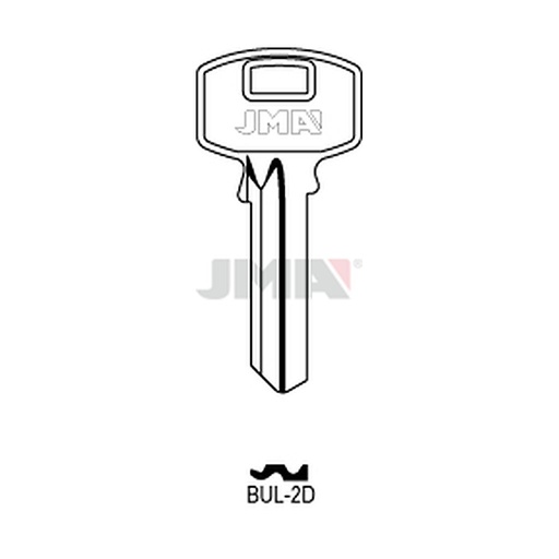 [BUL-2D] Clé plate acier BUL-2D