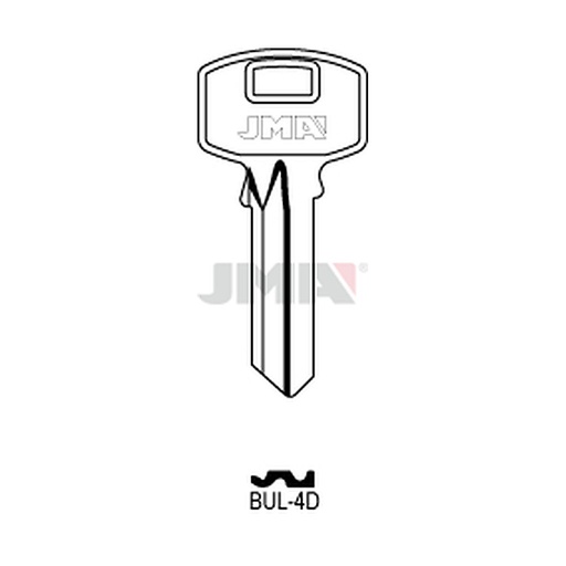 [BUL-4D] Clé plate acier BUL-4D