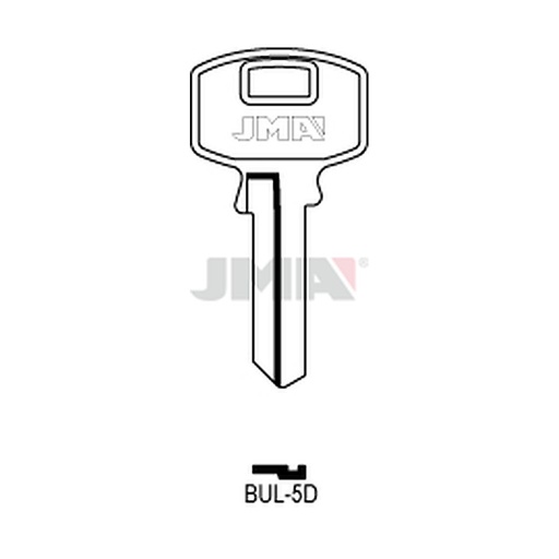 [BUL-5D] Clé plate acier BUL-5D