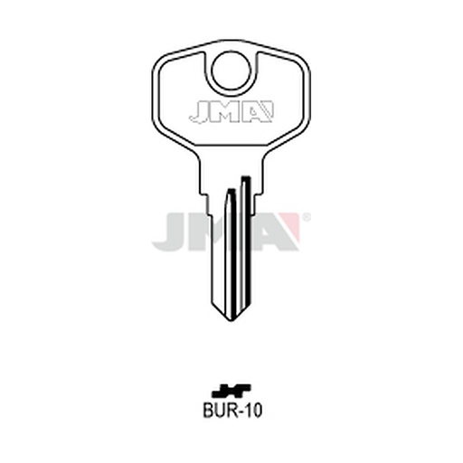 [BUR-10] Clé plate acier BUR-10