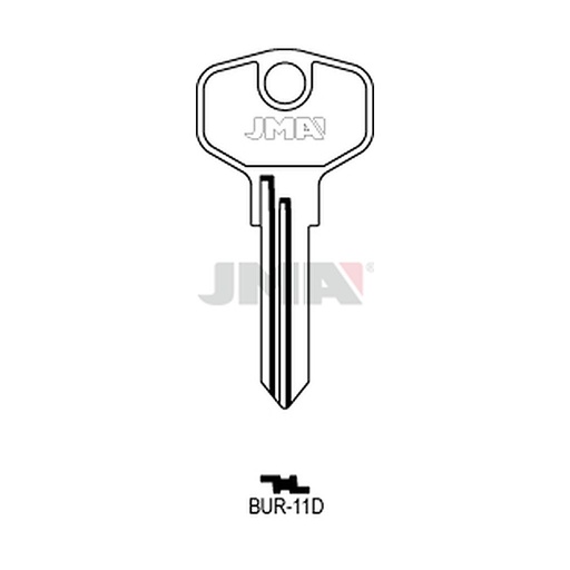 [BUR-11D] Clé plate acier BUR-11D