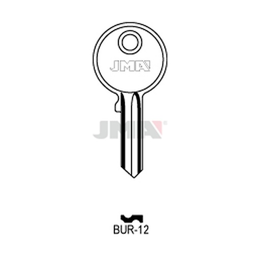 [BUR-12] Clé plate acier BUR-12