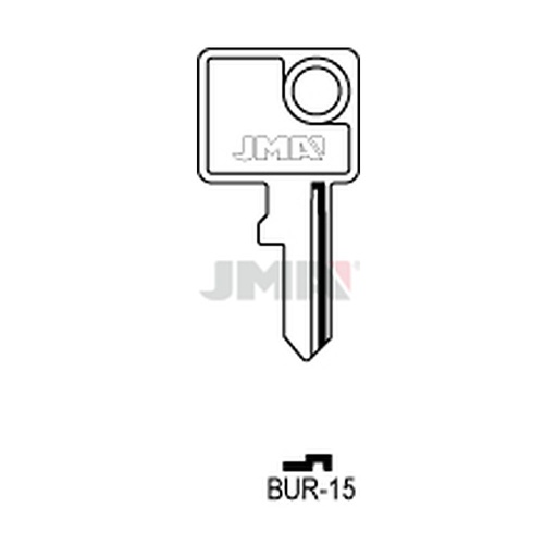 [BUR-15] Clé plate acier BUR-15