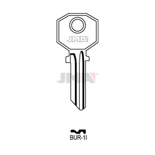 [BUR-1I] Clé plate acier BUR-1I