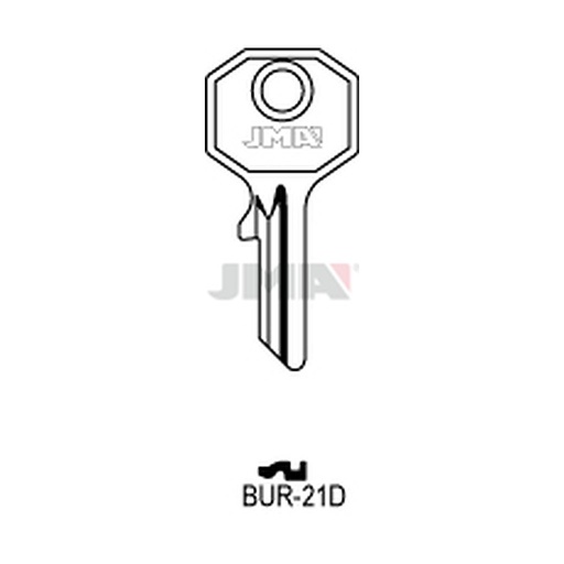 [BUR-21D] Clé plate acier BUR-21D