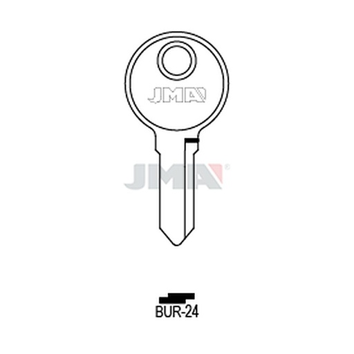 [BUR-24] Clé plate acier BUR-24