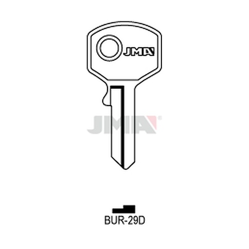 [BUR-29D] Clé plate acier BUR-29D