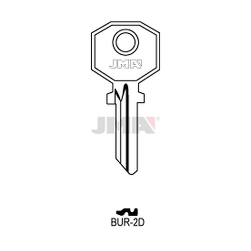 [BUR-2D] Clé plate acier BUR-2D