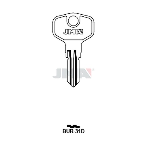 [BUR-31D] Clé plate acier BUR-31D