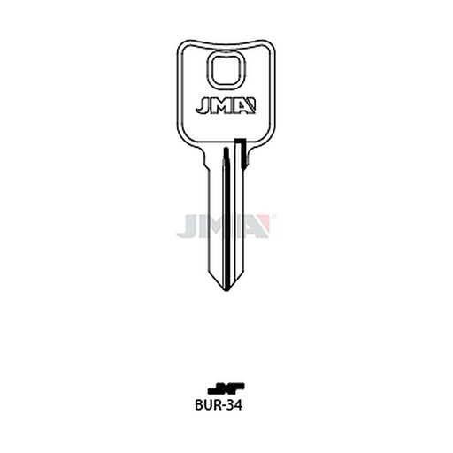 [BUR-34] Clé plate acier BUR-34
